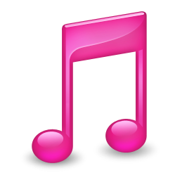 Sidebar Music Pink Icon 256x256 png